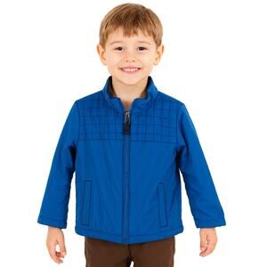 Excellent Cat & Jack Boys Blue Quilted Lightweight Full Zip Jacket Size 5T